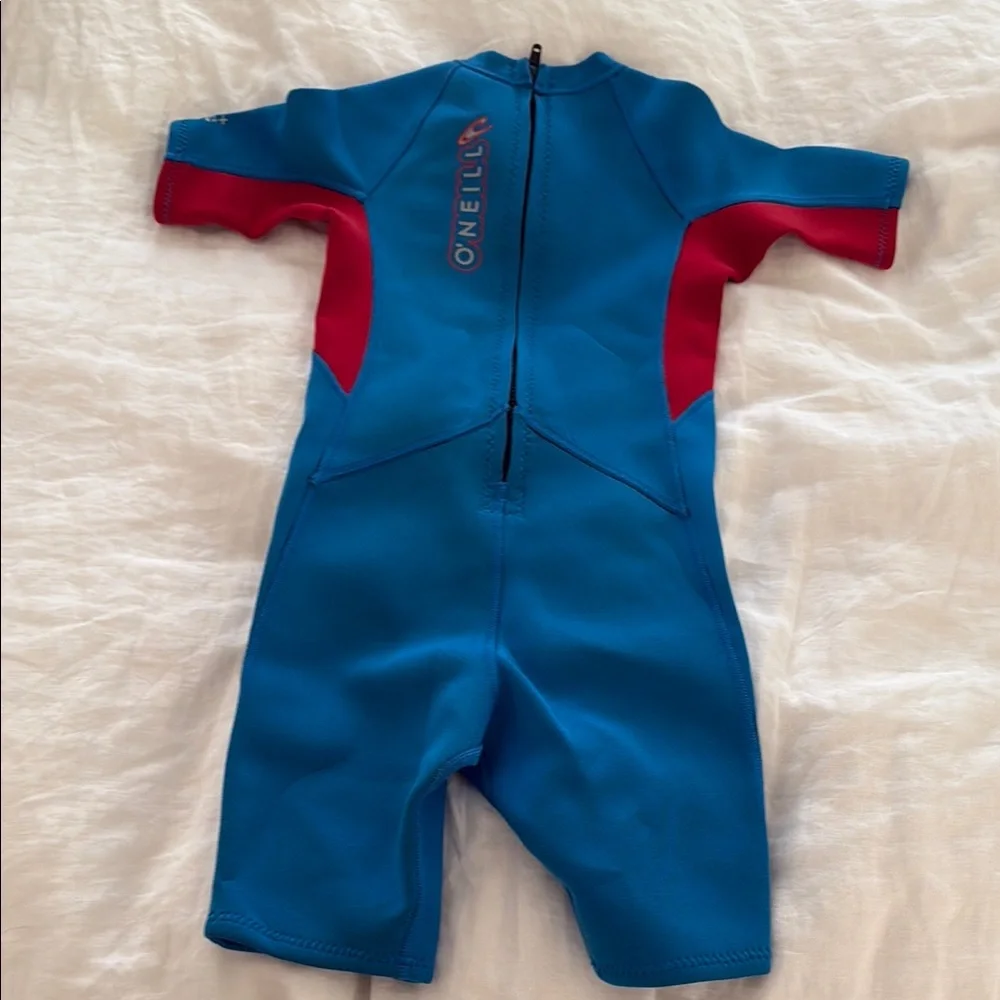 O'Neill Vibrant Blue and Red Wetsuit - Picture 1 of 4